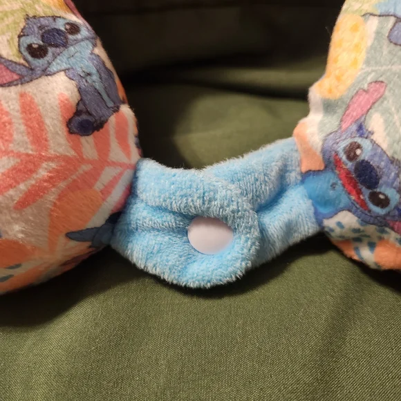 Bioworld Disney Stitch Kids Neck Travel Pillow - Blue and Pink NWT - Picture 6 of 6